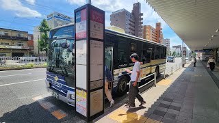 【首次乘搭日本巴士之旅】名古屋市交通局 NF-443 三菱Fuso Aerostar @黑川11 黒川-如意車庫前 (全程行車片段)
