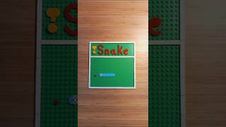 How a super smooth Lego Snake game looks like #lego #stopmotion #snake #game #smoothanimation