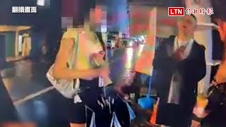 啦啦隊女孩街頭遭盤查拉手臂 中壢警：已致電說明獲理解（翻攝畫面、中壢警分局提供）