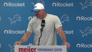 Lions begin training camp with Super Bowl expectations. Hear from Dan Campbell and players