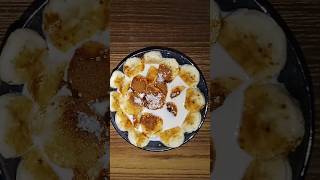 🍌Let's try trending recipe🥛😮 #foodexploration