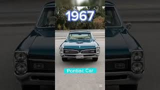 Evolution of Pontiac car #techhistory #innovation #carenthusiasts #carhistory