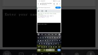 simple python input coding #python#coding #megam #code #tamil