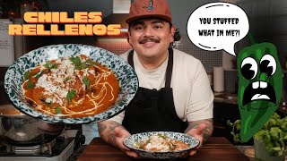 My Chiles Rellenos Recipe | Cheesy Stuffed Poblanos + Mama Z Tips