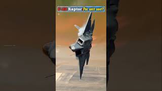 Per Unit cost of F22 Raptor