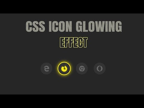 CSS Glowing Effect - CSS Hover Effect