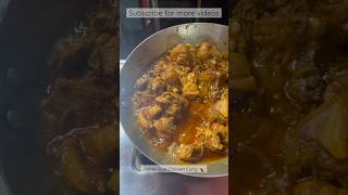 Homestyle Chicken Curry |  #homestyle #chickenrecipe #shorts