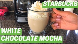 DIY Starbucks White Chocolate Mocha | Super Easy!