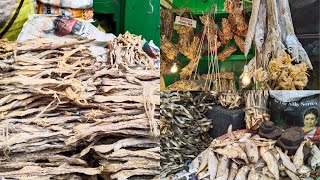 sutki macher bazar kolkata | dry fish market kolkata