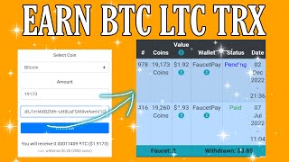 Earn Free Cryptocurrency via Termux | Earn Money Online | Earn Btc Ltc Trx Eth
