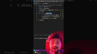 Fun with Python | 3D Color Graph #rajatkumar #shorts