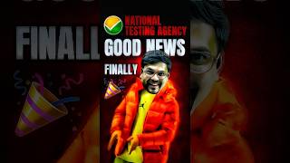 NTA Finally gives Good News😍😍#jee #jee2025 #iit #iitjee #nta #jeeupdate #jeemains #jeepreparation