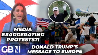 'These Protests are NOT What the Media Say!' | Britons Celebrate Donald Trump Scotland Visit