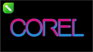 Log design Using Corel Blend Tool | CorelDesign 2025 | Animation Studio