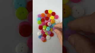 100Pcs Mixed colour Resin Buttons #craft #sewing #button #sewingtips #craftsupplies #buttons
