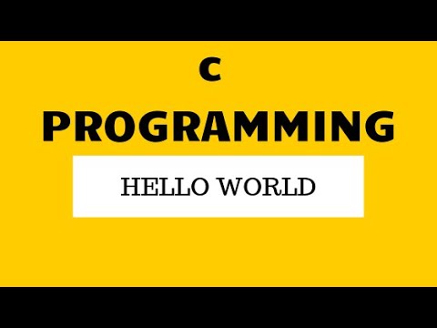 Hello World Program || C Programming Language