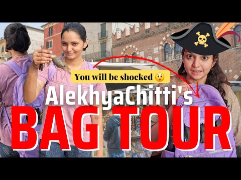 Stole my sister's Backpack let's see what she is hiding | Backpack Tour 🎒 | SumiiTalks