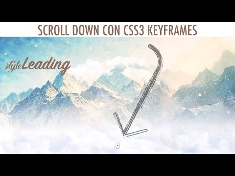 Animando un Scroll Down - HTML5 + CSS3 Keyframes