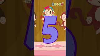 Five little monkeys jumping on the bed for kids| Cooco TV | Nursery Rhymes 2