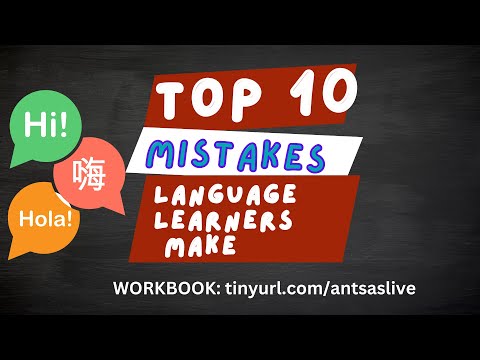 Top 10 mistakes language learners make: Live event
