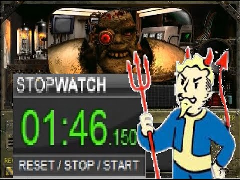 Fallout 1 bad end speed-run (1 min 46 seconds)