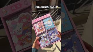kromi 💜 notepad 🗒️💕💖#kromi #sanrio #notepad #stationery #shorts #viralvideo #viralshort