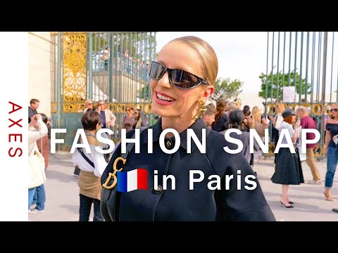 [Street snap in paris]Interview in front of the Dior Paris Collection show venue!