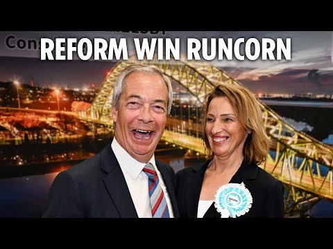 Reform beat Labour by just SIX votes in Runcorn by-election