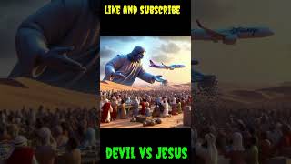 The devil vs Jesus #godvsdevil #god #ytshorts
