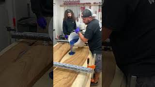 Creating a Custom Epoxy Table #wood #woodwork #woodworking #epoxyresin #resin #epoxytable #diy