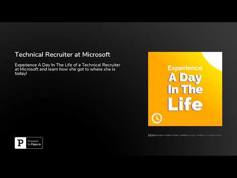 Technical Recruiter at Microsoft