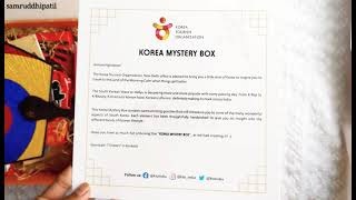 Korean Mystery Box Challenge Winner Goodies from KTO India!