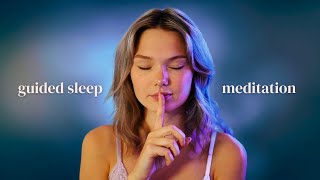ASMR guided sleep meditation for deep rest ⭐️ (whispered) with gentle rain