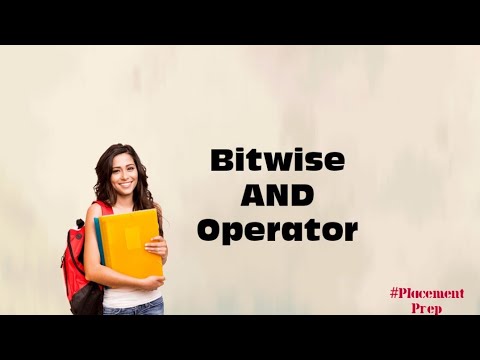 Bitwise AND operator | pseudocode |@placementprep833