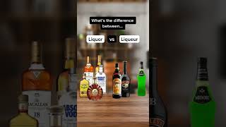 What's the difference between "Liquor" and "Liqueur"? #shorts