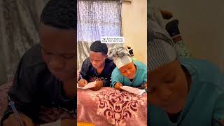 High School Students doing their home work