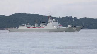 湛江艦 解放軍海軍052D型飛彈驅逐艦訪港 Chinese PLAN Type 052D Missile Destroyer Zhanjiang (hull 165) visits Hong Kong
