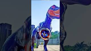 Dinosaurus fusion tyrannosaurus harley quinn allosaurus joker  | Jurassic world Dominion