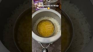 Dal and Rice in one go🤣 #ninjatechnique