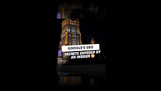 THEY'VE BEEN LYING: Google SEO Engineer Leaked THIS! 🤫 #googleleak #seoleak #insiderinfo