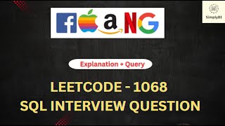 Leetcode 1068 - Product Sales Analysis I | Crack Sql Interview in 50Q | #sql #mysql #leetcode