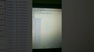 HAPPY BIRTHDAY PYTHON PROGRAMING😍♥️#happy #shorts #bcawala #trending #python#popular #trendingshorts