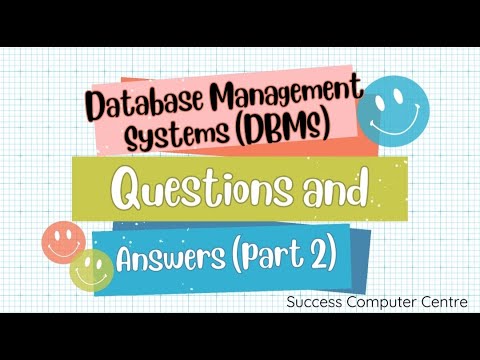 Database Management System DBMS Questions and Answers (part 2)