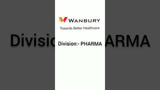 VACANCY FOR MEDICAL REPRESENTATIVES #employmentnews #pharmajob #nagpurjobs #wanburyvacancy #39