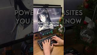 Powerful Websites You Should Know (Part 128)| #powerfulwebsites  #productivity #student #webdesign