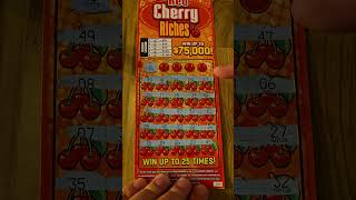 Red cherry riches! #lottery #prize #lotterywinner #scratch Scratch_Wisconsinbly #money #scratch