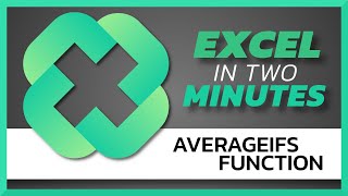 Excel Functions | AVERAGEIFS