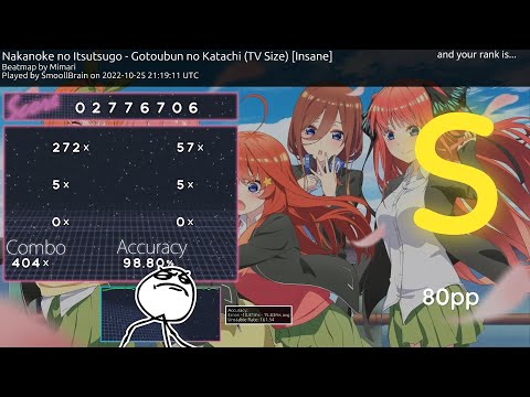 Cool osu! score I thought I could share 15.