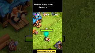 What will we get after removing Sinister sapling #clashofclans #coc #shortsvideo