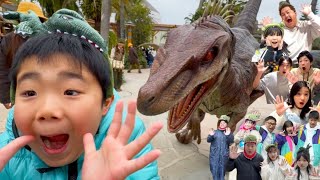 【USJコラボ】マナーとルールを守って大迫力の恐竜ミッションクリア?!ドラえもんもドンキーコングも親子でUSJ尽くし